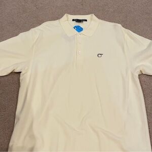 Georgia Peach Soft Yellow Polo Shirt by Devon & Jones